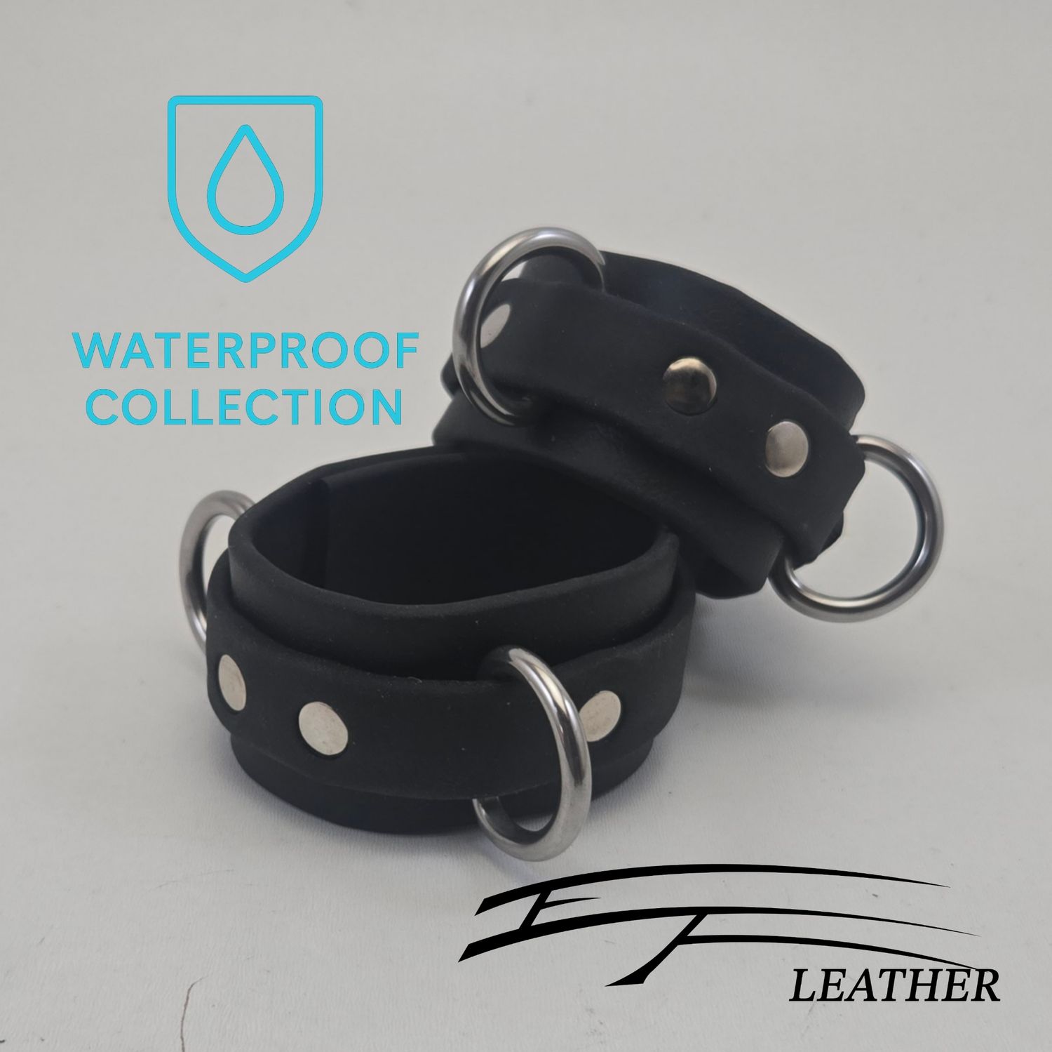 Waterproof Wrist Cuffs, COLOR: Black