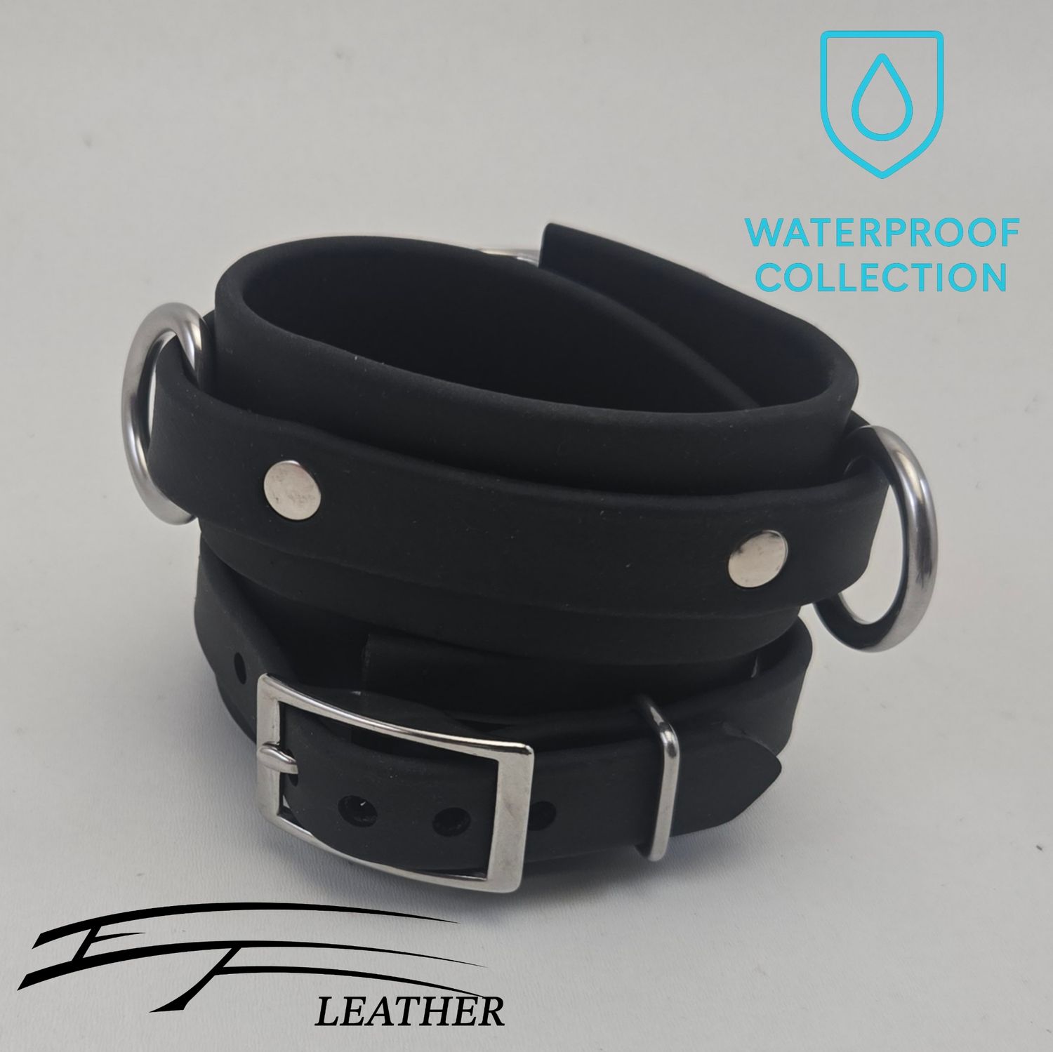 Waterproof Ankle Cuffs, COLOR: Black
