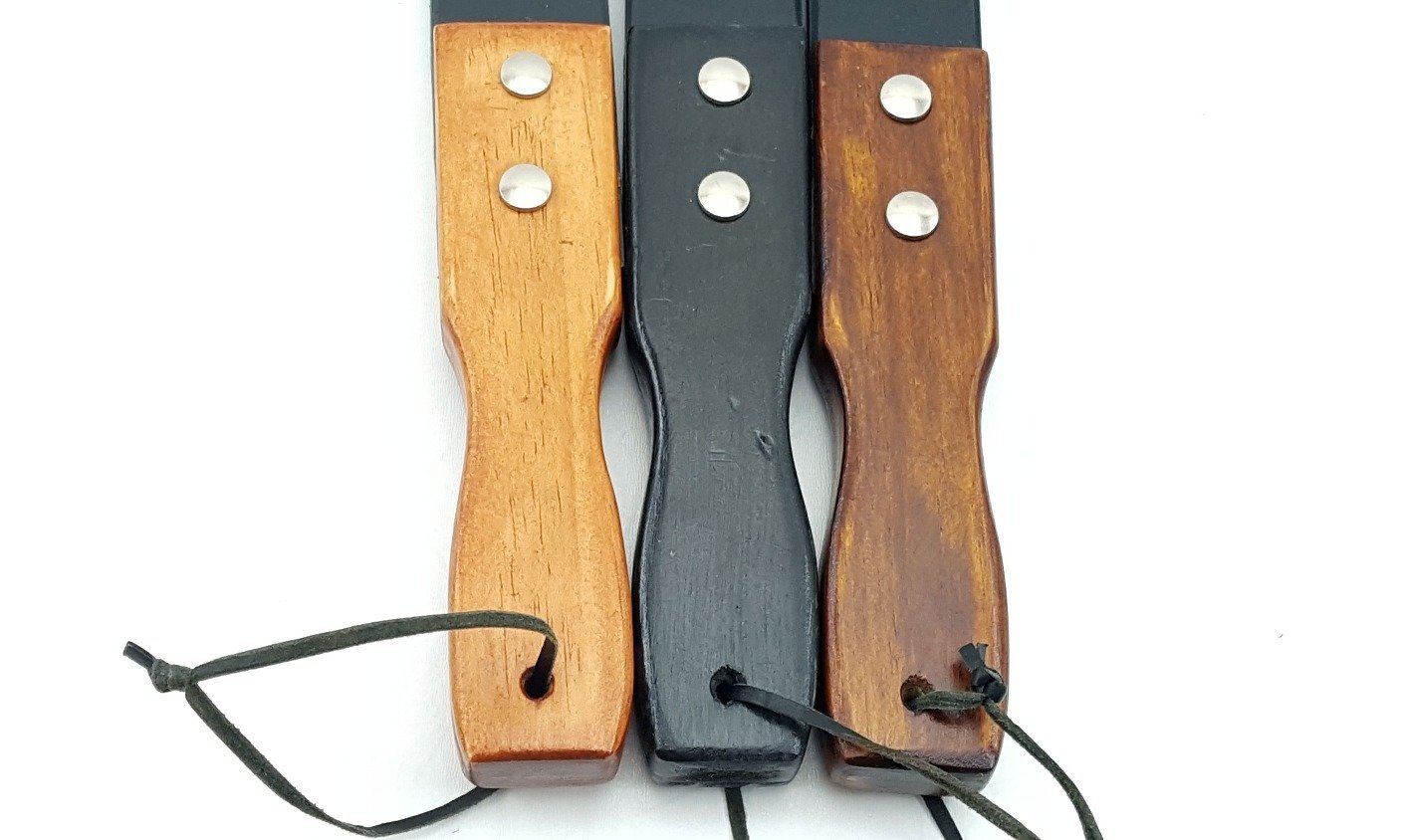 Handle Colors Cherry, Black, and Med Brown