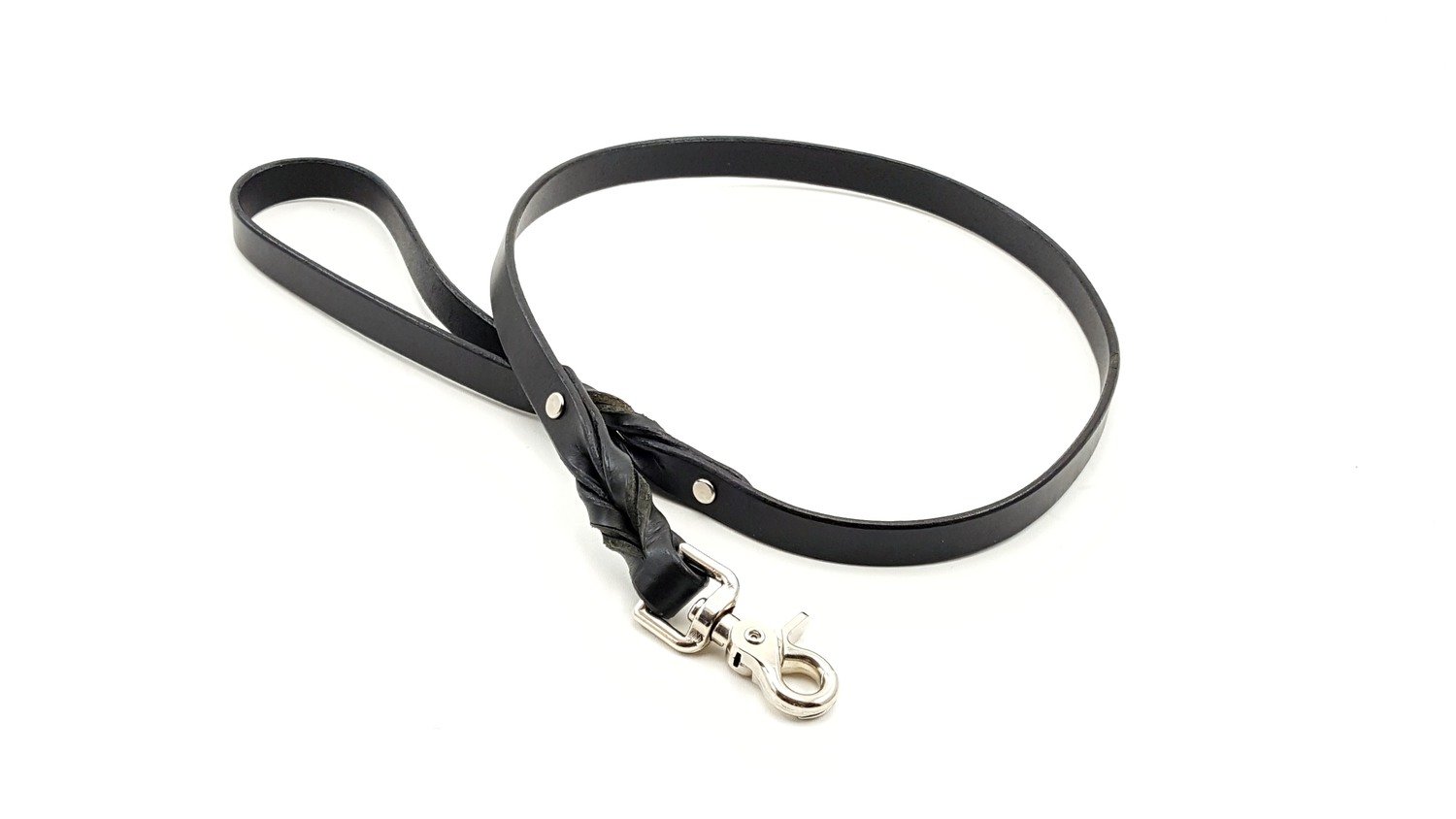 TWIST BRAID LEATHER LEAD/LEASH