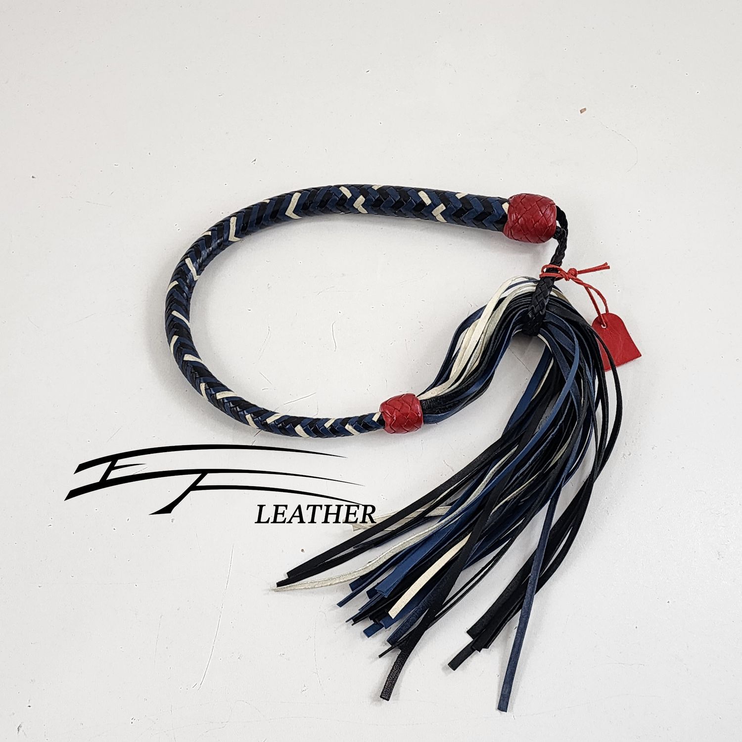 Roo Galley Whip – 16 Plait – Leather Pride