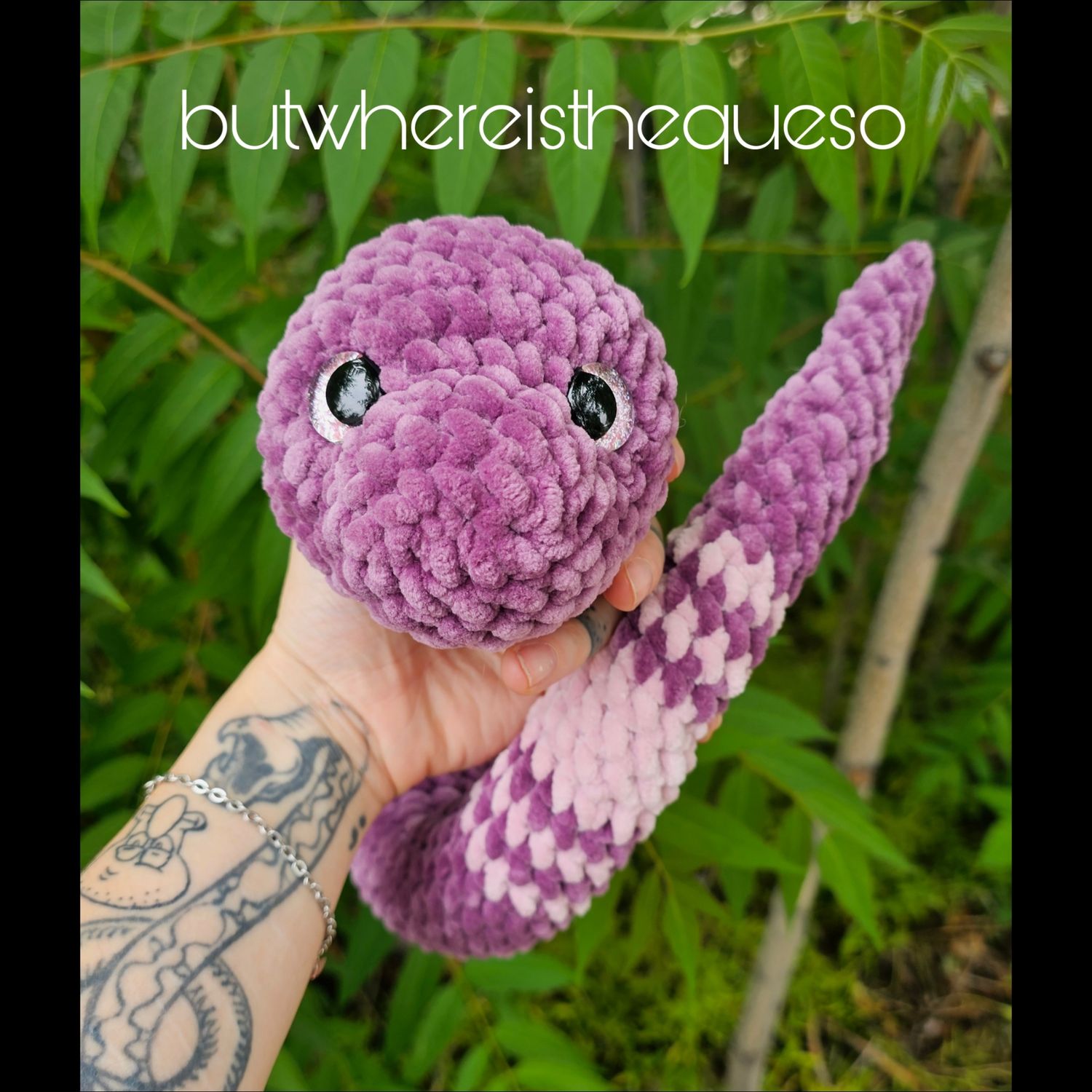 Mauve &amp; Dusty Rose Yarn Noodle