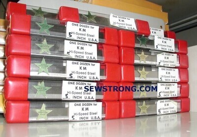 Blades for 5&quot; Straight Cutting Machine, KM (per dozen)