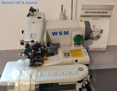 WSM CM-500 All Metal Construction Portable Professional Grade Desktop Blindstitch.