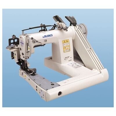 JUKI MS-1261 Feed-off-the-arm Double Chainstitch Industrial Sewing Machine w/ Table &amp; Servo Motor