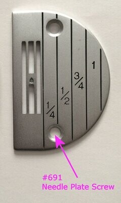6 - Needle Plate SCREWS #691