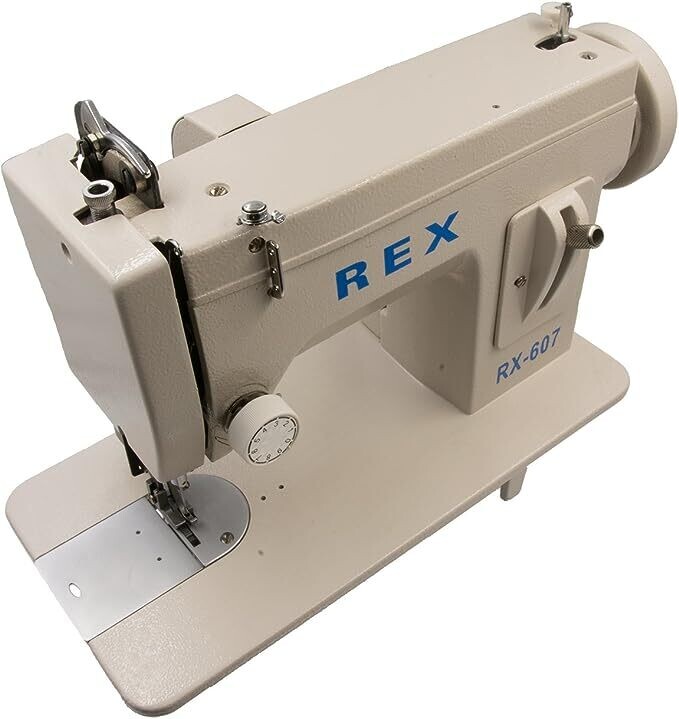 REX RX 607 Straight Stitch Portable Walking Foot Machine with Reverse Feed