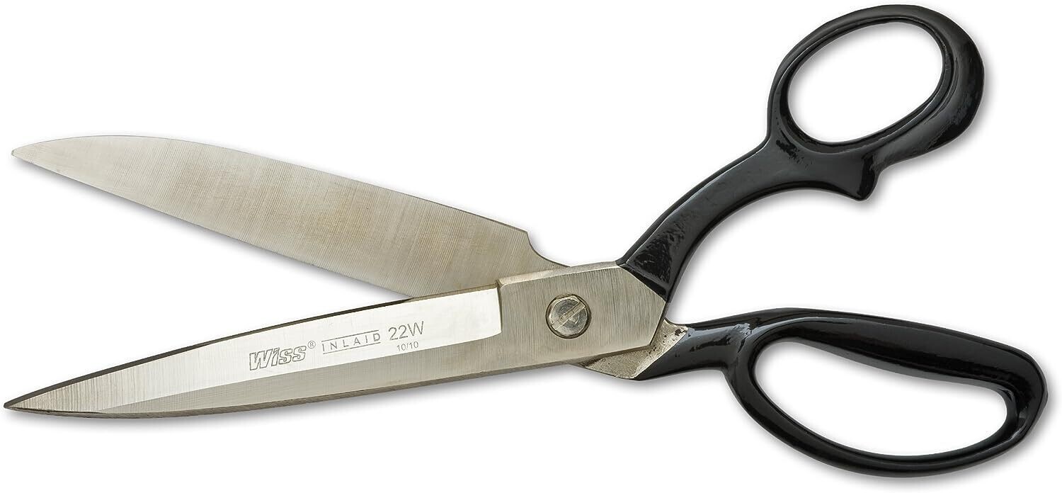 Wiss 12&quot; Wide Blade Bent Handle Industrial Shears - W22W