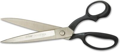 Wiss 12" Bent Handle Industrial Shears with Knife Edge - W1226, Silver Metallic