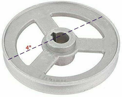 Motor Pulley -9/16&quot; Bore / OUTSIDE Diameter 4 INCHES