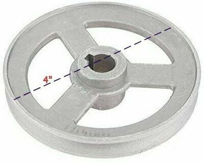 Motor Pulley -9/16" Bore / OUTSIDE Diameter 4 INCHES
