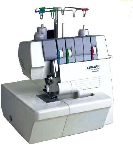 Consew 14TU858 3-Thread 2-Needle Portable &quot;Coverlock&quot; Coverstitch Machine