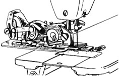 Buttonhole Attachment for Industrial Single Needle Lockstitch Machines.