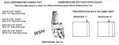 Dual Compensating Feet - FREE SHIPPING