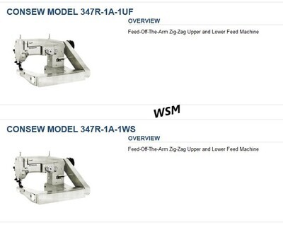 Feed-Off-The-Arm Type Sewing Machines by CONSEW