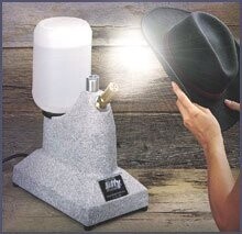 Jiffy Original Hat Steamer Model: J-1 available in Grey or Pink