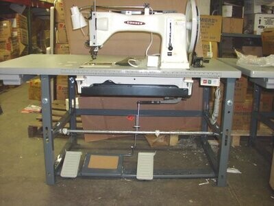 Consew  733R-6 Extra Heavy Duty, Long Arm, Single Needle, Drop Feed, Alternating, Presser Feet, Lockstitch Machine
