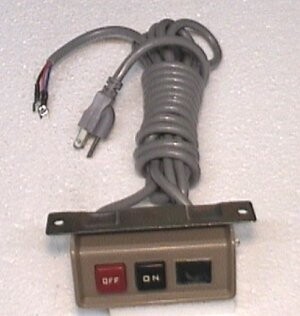 Push Button Switch Box with 3 Leads and Plug