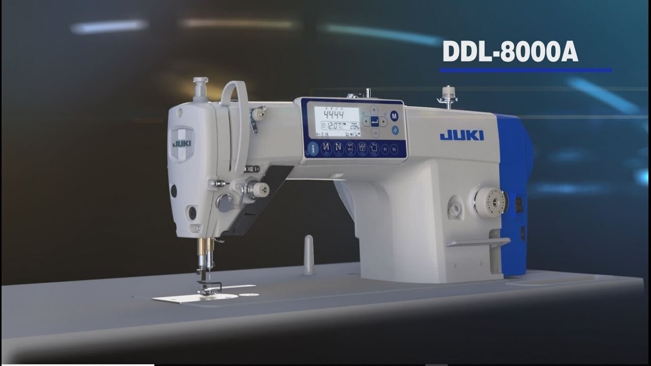 JUKI DDL-8000A Direct-drive, High-speed, 1-needle, Lockstitch Machine with Automatic Thread Trimmer