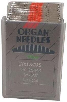 UY128GAS ORGAN Sewing Machine Needles. Box of 100 Needles.