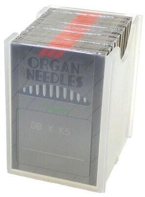 DB-K5 ORGAN Sewing Machine Needles for Many Embroidery Sewing Machine Types. Sold in Package Quantities of: 100