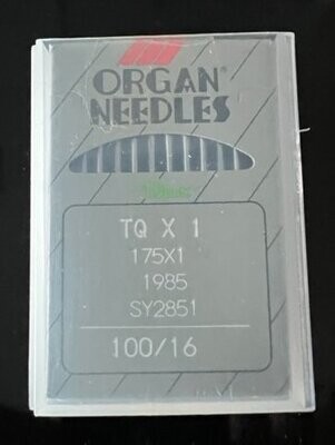 175x1 ORGAN Sewing Machine Needles for Many BUTTON SEW Sewing Machine Types. Sold in Package Quantities of: 100