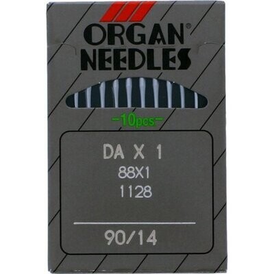 88x1 ORGAN Sewing Machine Needles for Many Vintage Singer Sewing Machine Types. Sold in Package Quantities of: 100
