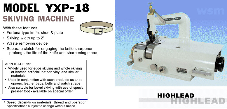 YXP-18 HIGHLEAD SKIVER