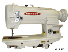CONSEW 255RB-3 with Assembled Table and Variable Speed Servo Motor 110 volt FREE SHIPPING
