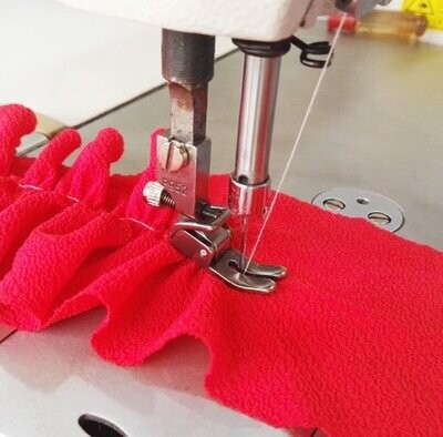 Shirring Foot for industrial straight stitch sewing machines. Free Shipping