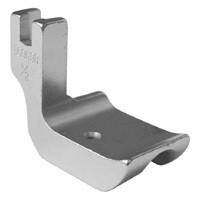 RIGHT PIPING FOOT for industrial straight stitch sewing machines.