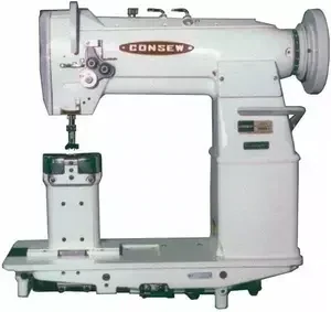 Consew 389RB-2 Heavy Duty, High Speed, Post Bed, 2 Needle, Drop Feed, Needle Feed, Walking Foot, Alternating Presser Feet Lockstitch Industrial ​Sewing Machine