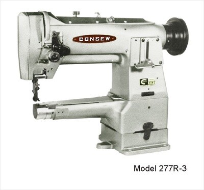 CONSEW 227R-3 & 227RFS-3 Heavy Duty, Narrow Cylinder Arm, Single Needle, Drop Feed, Needle Feed, Compound Feed, Alternating Presser Feet, Lockstitch Machine