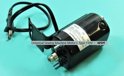 HOME MACHINE MOTOR 110V W/L BRACKET &amp; BELT, 110 Volt, 90W, 7000RPM
