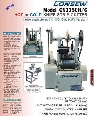 CONSEW Hot or Cold Knife Strip Cutter