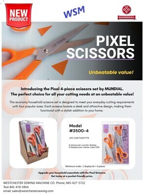 Pixel Multipurpose Scissors Set
Mundial #3500-4