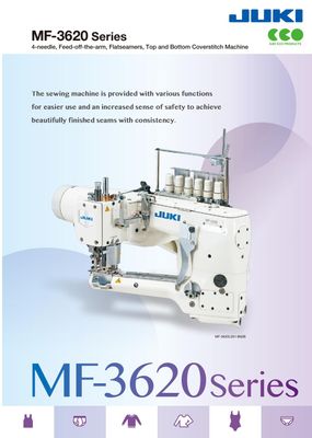 JUKI MF-3620 4-Needle, Feed-Off-The-Arm, Flatseamers, Top and Bottom Coverstitch Machine