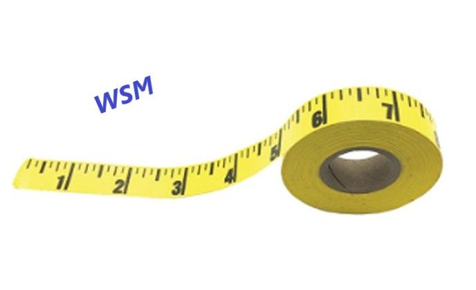 Adhesive Measuring Tape in Inches