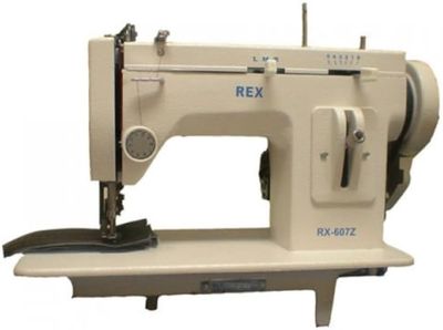 ​REX RX607Z Straight Stitch &amp; Zigzag Portable Walking Foot Machine with Reverse Feed