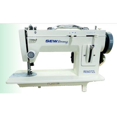 RE607ZL Portable Walking Foot Machine with Zigzag and Straight Stitch with extended bed by Sew Strong.