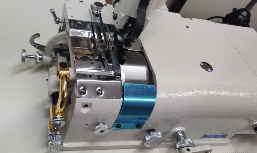 thumbnail image 2 of TBVECHI Industrial Leather Skiving Machine SM-801 - 50mm Max Width For Shoes, Bags, Belts Crafting 2 of 12