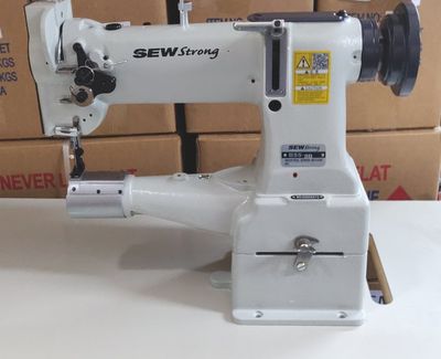 Sew Strong Cylinder Arm, Single Needle, Drop Feed, Needle Feed, Walking Foot, Alternating Presser Feet, Lockstitch Industrial Sewing Machine