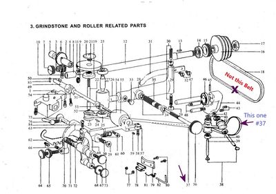 Belt for CONSEW DCS-S4 Leather Skiving Machine