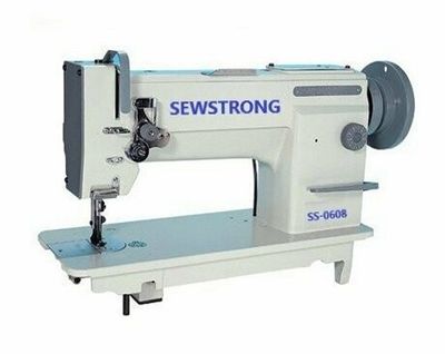 SEWSTRONG SS-0618 - Walking Foot Leather &amp; Upholstery Sewing Machine W/ Adjustable Speed Servo Motor Stand &amp; LED Light - FREE SHIPPING