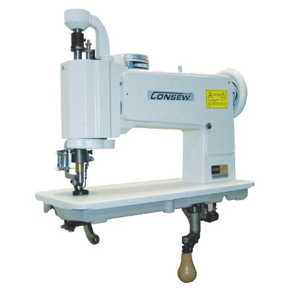 Consew 104 Series Ornamental Embroidery and Quilting Chainstitch Sewing Machine with Table and Servo Motor