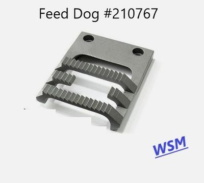 Feed Dog # 210767 For Singer 107W3 143W3 Zig-Zag Sewing Machine