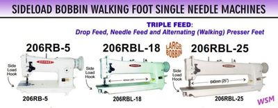 Walking Foot Side Load CONSEW Single Needle Machines