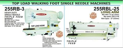 Walking Foot Top Load CONSEW Single Needle &amp; Double Needle Machines