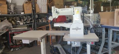 Sew Strong Cylinder Arm, Single Needle, Drop Feed, Needle Feed, Walking Foot, Alternating Presser Feet, Lockstitch Industrial Sewing Machine