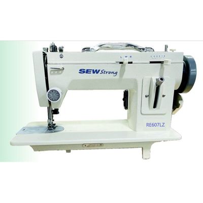 RE607LZ Portable Walking Foot Machine with Zigzag and Straight Stitch with extended bed by Sew Strong. RE607LZ Portable Walking Foot Machine with Zigzag and Straight Stitch with extended bed by Sew Strong.